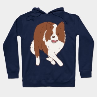 Brown border collie Hoodie